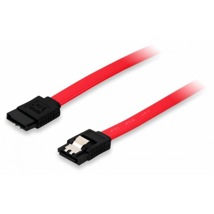 Equip - 111800 cable de SATA 0,5 m SATA 7-pin Rojo