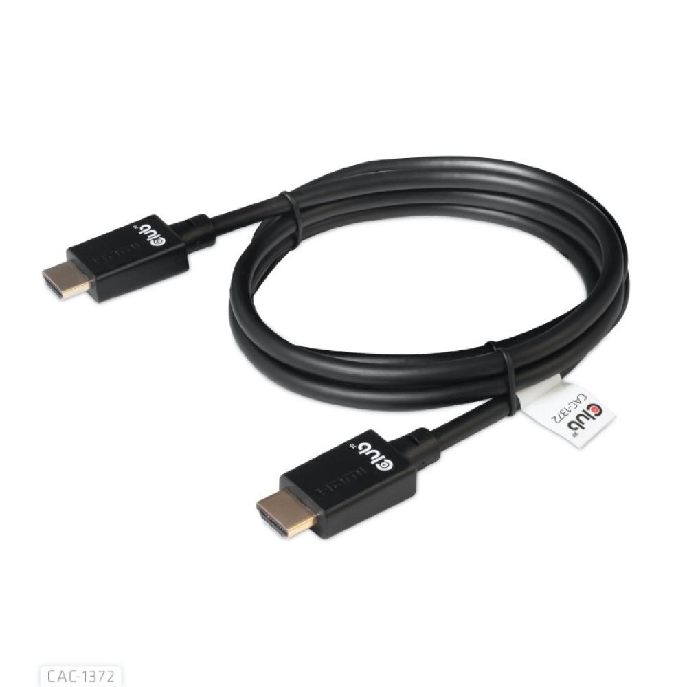 CLUB3D - Ultra High Speed HDMI 4K120Hz, 8K60Hz Certified Cable 48Gbps M/M 2 m / 6.56 ft