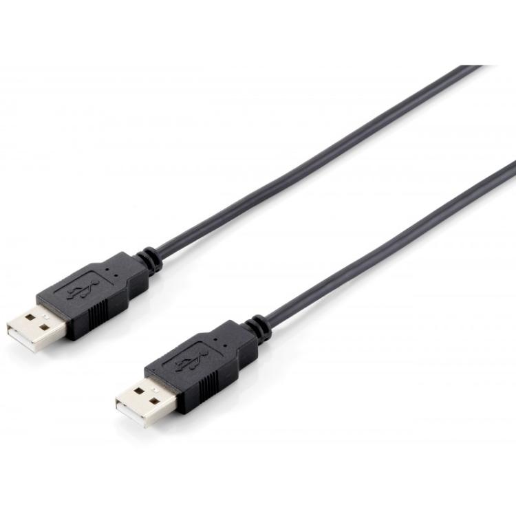 Equip - 128871 Cable USB 2.0 Tipo A, 3,0 m , Negro
