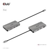 CLUB3D - CSV-1593 hub de interfaz USB 3.2 Gen 1 (3.1 Gen 1) Type-C 16200 Mbit/s Metálico