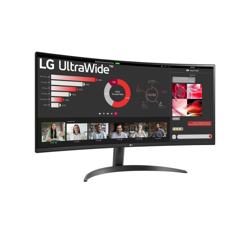 LG - 34WR50QK-B pantalla para PC 86,4 cm (34") 3440 x 1440 Pixeles Wide Quad HD Negro - 34WR50QK-B