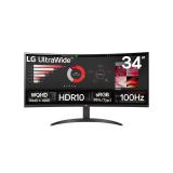 LG - 34WR50QK-B pantalla para PC 86,4 cm (34") 3440 x 1440 Pixeles Wide Quad HD Negro - 34WR50QK-B
