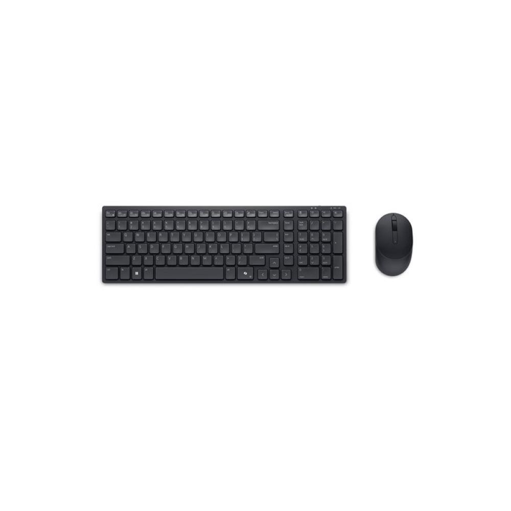 DELL - KM555 teclado Ratón incluido Universal RF Wireless + Bluetooth QWERTY Español Negro