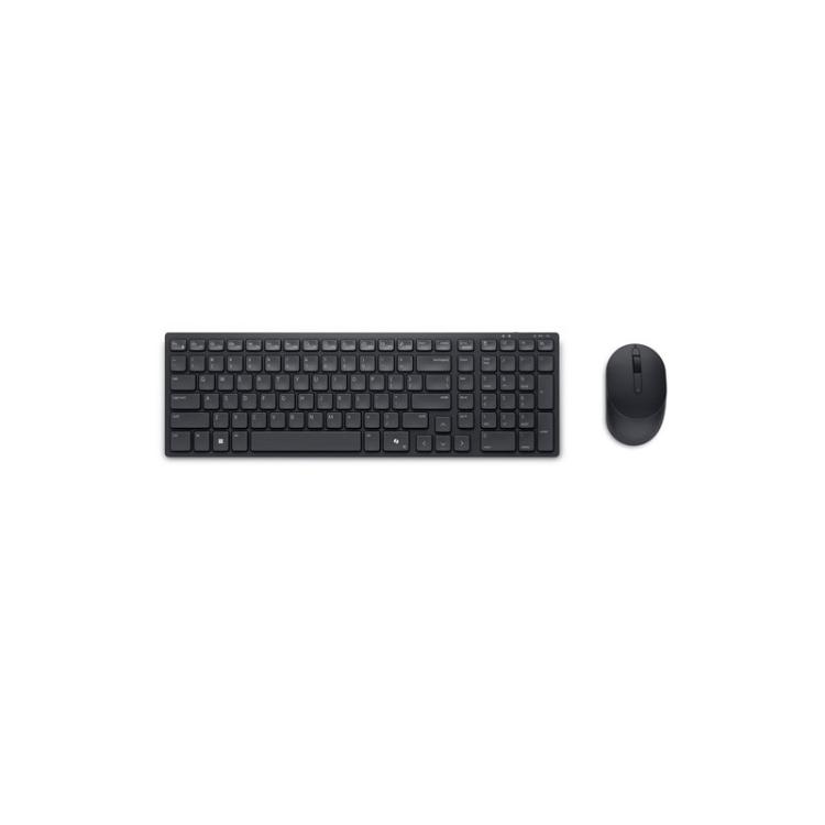 DELL - KM555 teclado Ratón incluido Universal RF Wireless + Bluetooth QWERTY Español Negro