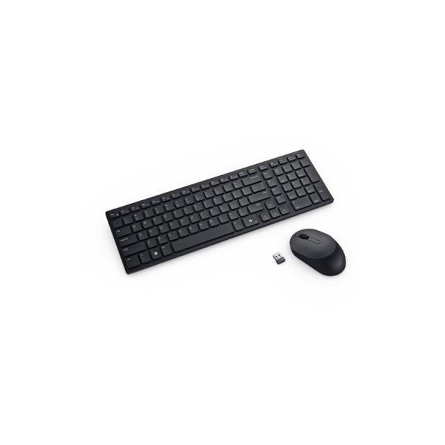 DELL - KM555 teclado Ratón incluido Universal RF Wireless + Bluetooth QWERTY Español Negro