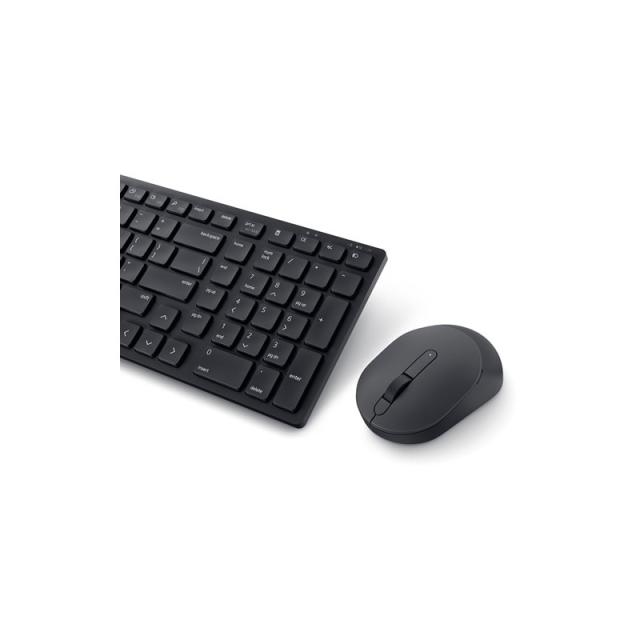 DELL - KM555 teclado Ratón incluido Universal RF Wireless + Bluetooth QWERTY Español Negro