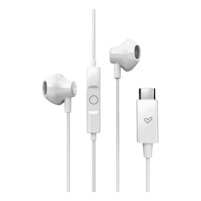 Energy Sistem - EasyPods Auriculares Alámbrico Dentro de oído Llamadas/Música USB Tipo C Blanco