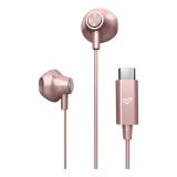 Energy Sistem - EasyPods Auriculares Alámbrico Dentro de oído Llamadas/Música USB Tipo C Oro rosa