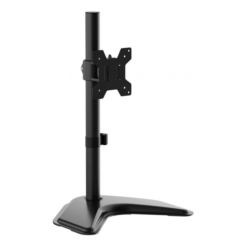 AISENS - Soporte de mesa con peana eco giratorio e inclinable para monitor/TV 10kg de 17-32, Negro