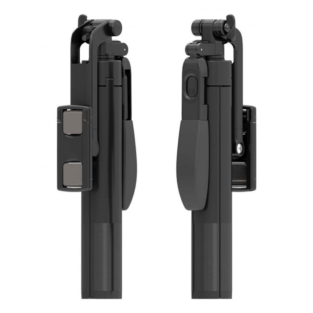 AISENS - Palo Tripode Para Selfie Con Mando A Distancia Bluetooth 3 En 1, Negro