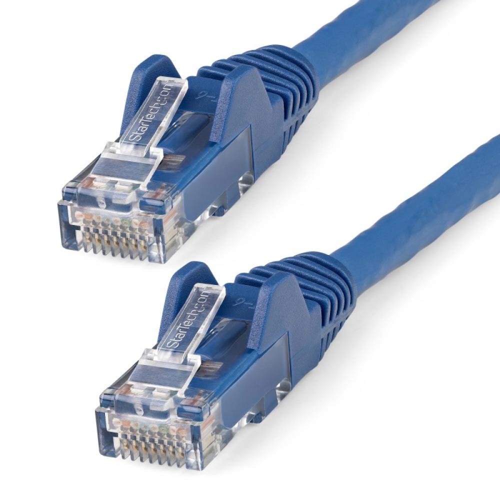 StarTech.com - Cable Ethernet CAT6 de 50cm - LSZH - Cable de Red de 10 Gigabits de 650MHz y PoE de 100W UTP sin - N6LPATCH50CMBL