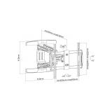 Equip - 650314 soporte para TV 139,7 cm (55") Negro