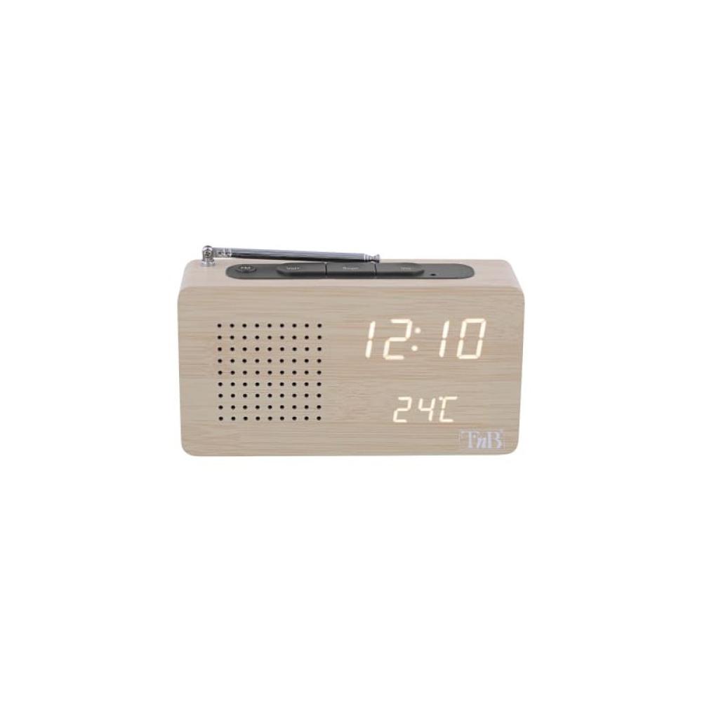 T''nB - CLOCKFMWD radio Reloj Digital Madera