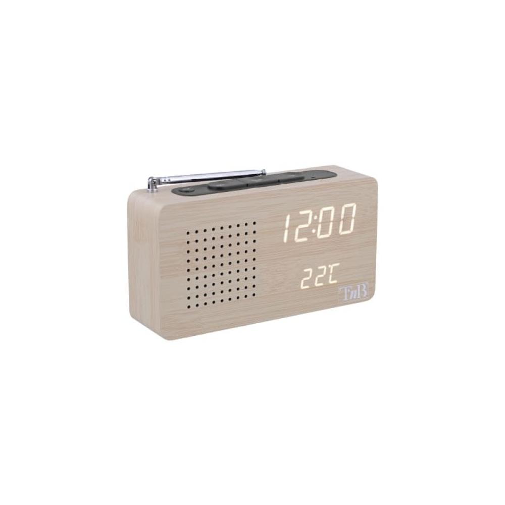 T''nB - CLOCKFMWD radio Reloj Digital Madera