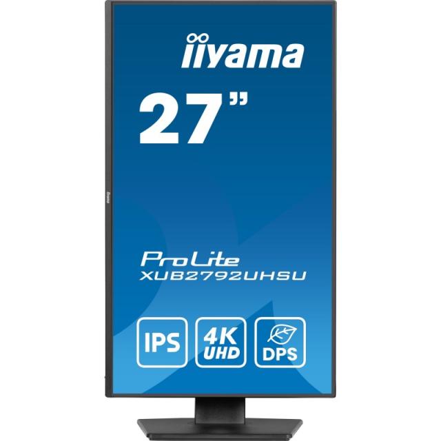 iiyama - ProLite XUB2792UHSU-B6 pantalla para PC 68,6 cm (27") 3840 x 2160 Pixeles 4K Ultra HD LED Negro