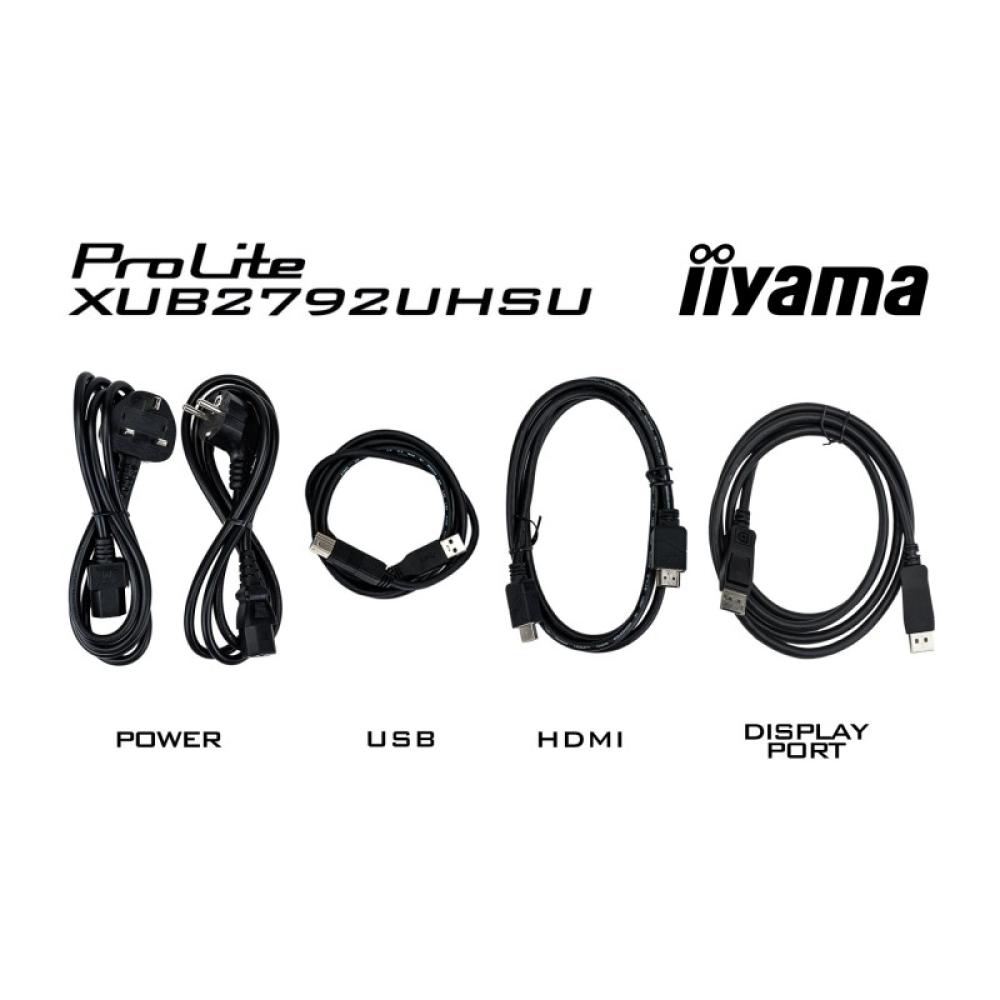 iiyama - ProLite XUB2792UHSU-B6 pantalla para PC 68,6 cm (27") 3840 x 2160 Pixeles 4K Ultra HD LED Negro