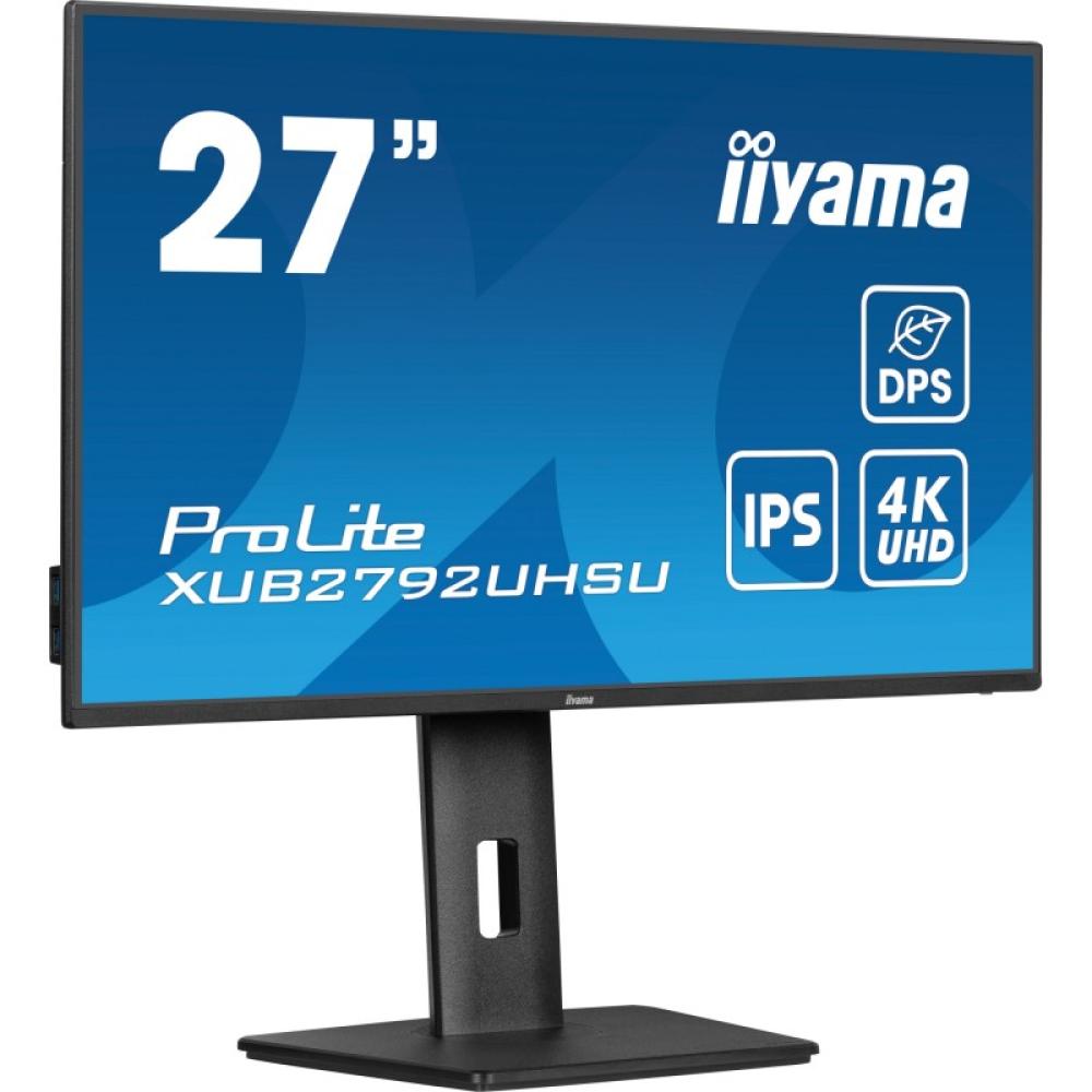 iiyama - ProLite XUB2792UHSU-B6 pantalla para PC 68,6 cm (27") 3840 x 2160 Pixeles 4K Ultra HD LED Negro