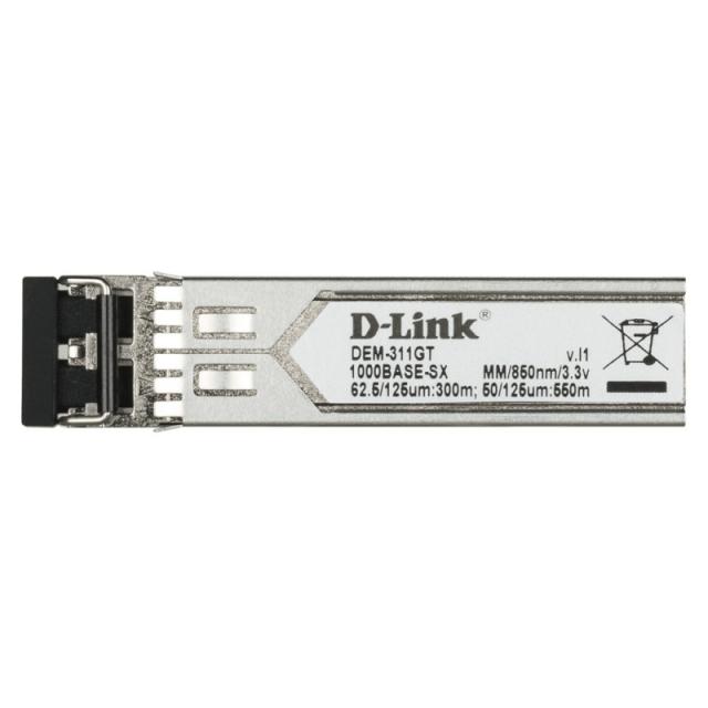 D-Link - DEM-311GT red modulo transceptor Fibra óptica 1000 Mbit/s SFP 850 nm - DEM-311GT/10