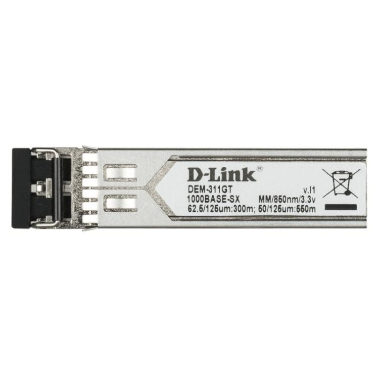D-Link - DEM-311GT red modulo transceptor Fibra óptica 1000 Mbit/s SFP 850 nm - DEM-311GT/10