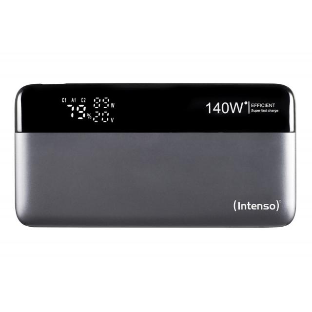 Intenso - 7350060 batería externa Ión de litio 25000 mAh Negro, Gris