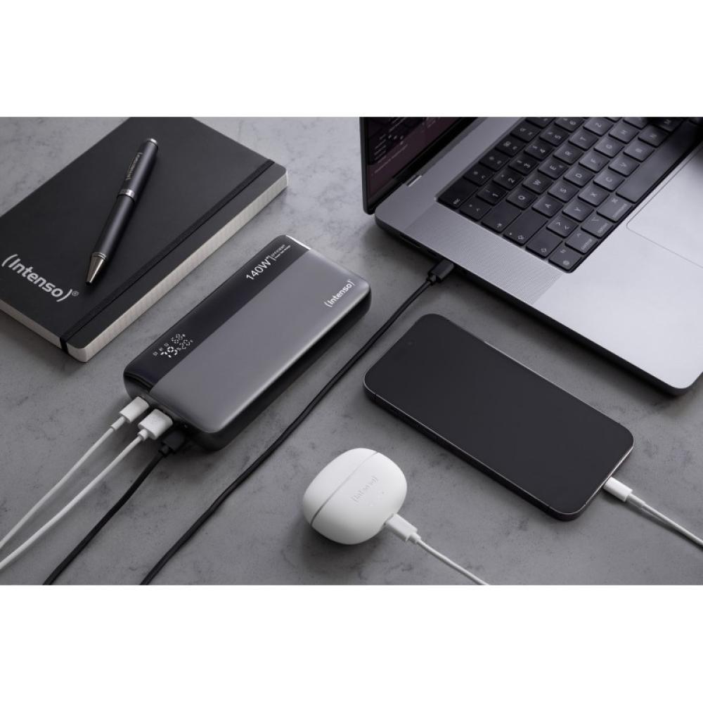Intenso - 7350060 batería externa Ión de litio 25000 mAh Negro, Gris