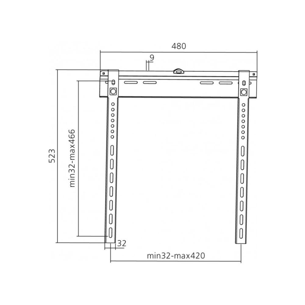 Equip - 650321 Soporte de TV para montaje en techo de 32"-70 - 650320