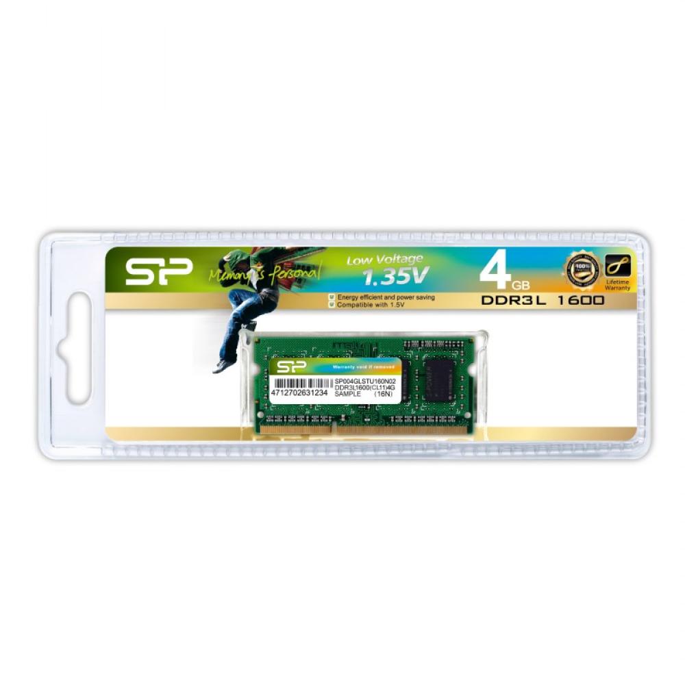Silicon Power - SP004GLSTU160N02 4GB DDR3L 1600MHz módulo de memoria