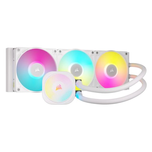 Corsair - iCUE LINK TITAN RX RGB Procesador Sistema de refrigeración líquida todo en uno 12 cm Blanco 1 pieza(s) - CW-9061021-WW