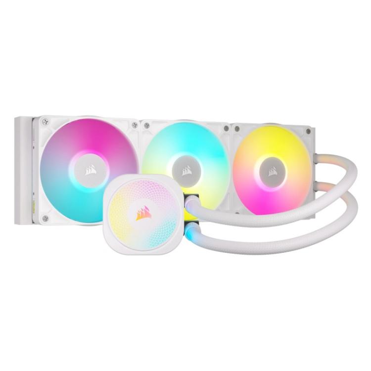 Corsair - iCUE LINK TITAN RX RGB Procesador Sistema de refrigeración líquida todo en uno 12 cm Blanco 1 pieza(s) - CW-9061021-WW
