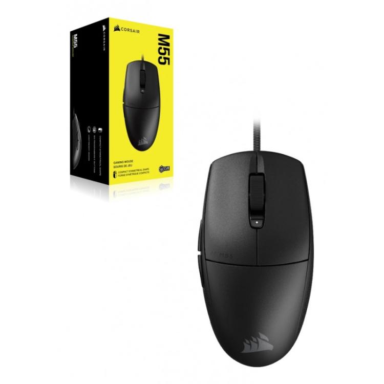 Corsair - M55 ratón Juego mano derecha USB tipo A Óptico 16000 DPI