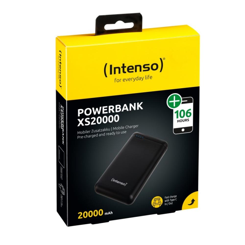Intenso - XS20000 Polímero de litio 20000 mAh Negro