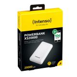 Intenso - XS20000 Powerbank Zusatzakku LiPo 20000 mAh 7313552 Polímero de litio Blanco