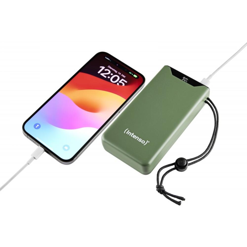 Intenso - 7332057 batería externa Polímero de litio 20000 mAh Verde