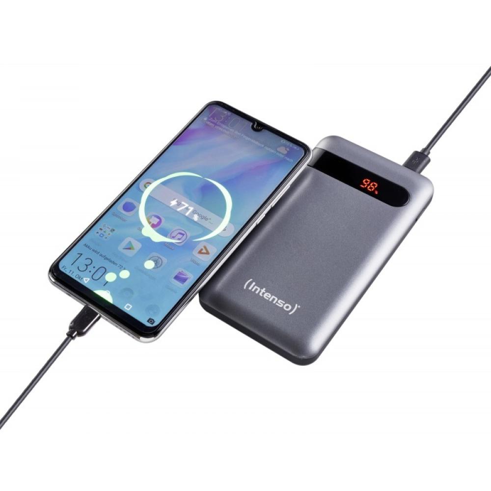 Intenso - PD10000 Polímero de litio 10000 mAh Antracita