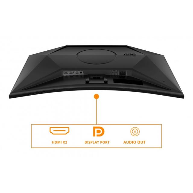 AOC - G4 CQ32G4VE pantalla para PC 80 cm (31.5") 2560 x 1440 Pixeles Quad HD LCD Negro, Gris