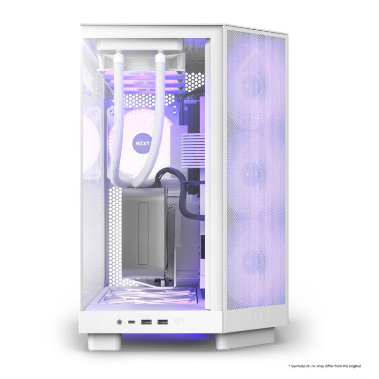 NZXT - H6 Flow RGB Midi Tower Blanco