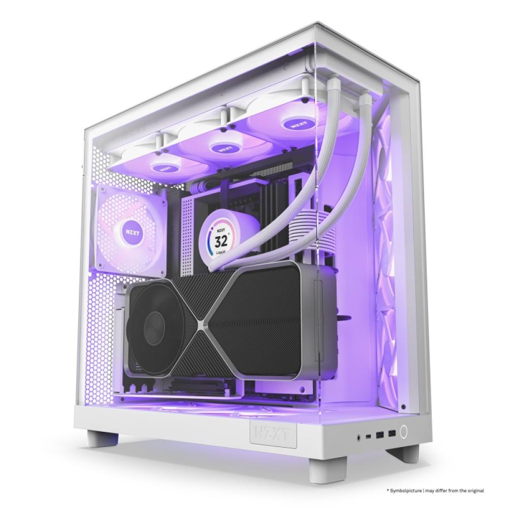 NZXT - H6 Flow RGB Midi Tower Blanco