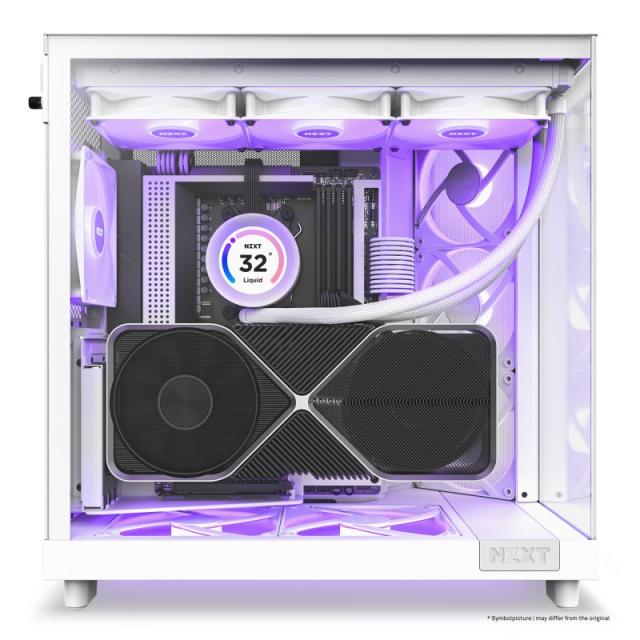 NZXT - H6 Flow RGB Midi Tower Blanco