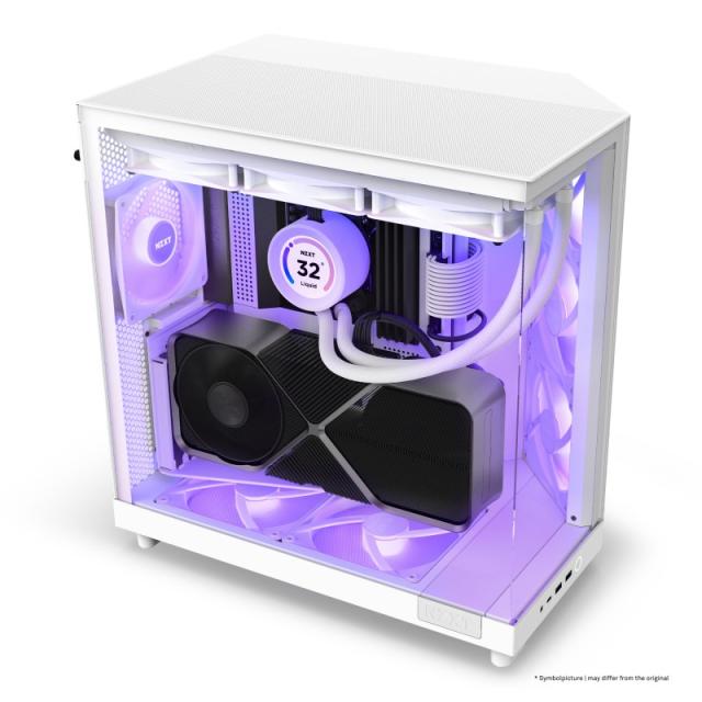 NZXT - H6 Flow RGB Midi Tower Blanco