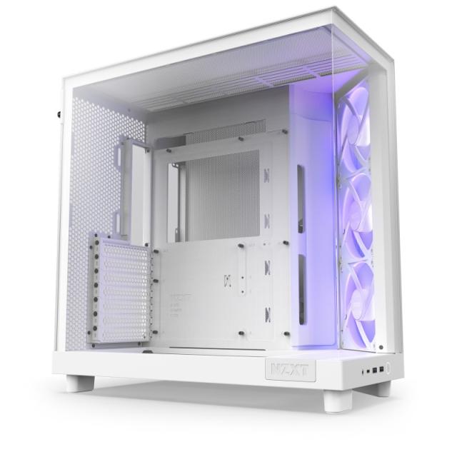 NZXT - H6 Flow RGB Midi Tower Blanco