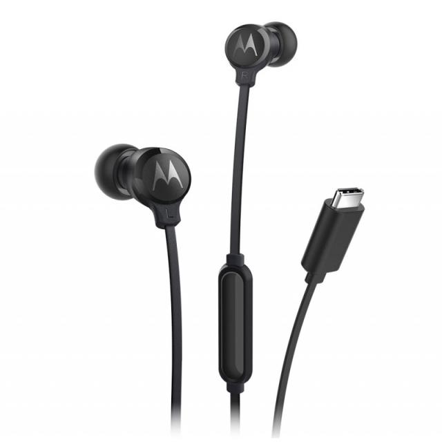 Motorola - EARBUDS3CS auricular y casco Auriculares Alámbrico Dentro de oído Llamadas/Música USB Tipo C Negro