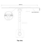 Neomounts - Pantalla transparente de