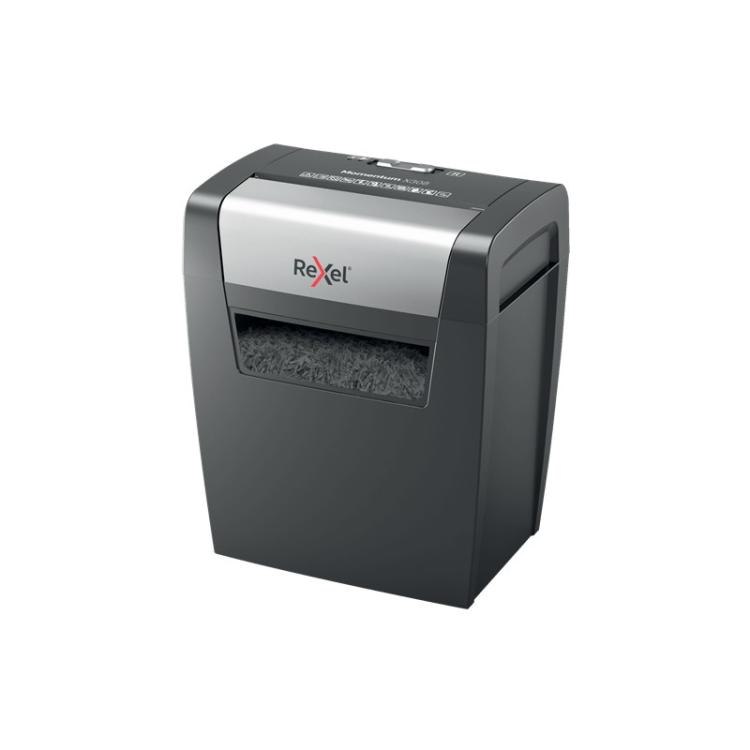 Rexel - Momentum X308 triturador de papel Corte en partículas 70 dB Negro, Gris