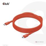 CLUB3D - Cable certificado USB2 tipo C bidireccional USB-IF Datos 480 Mb, PD 240 W (48 V/5 A) EPR M/M 3 m/9,84 pies