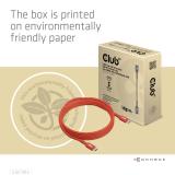 CLUB3D - Cable certificado USB2 tipo C bidireccional USB-IF Datos 480 Mb, PD 240 W (48 V/5 A) EPR M/M 3 m/9,84 pies