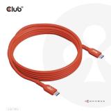 CLUB3D - Cable certificado USB2 tipo C bidireccional USB-IF Datos 480 Mb, PD 240 W (48 V/5 A) EPR M/M 3 m/9,84 pies