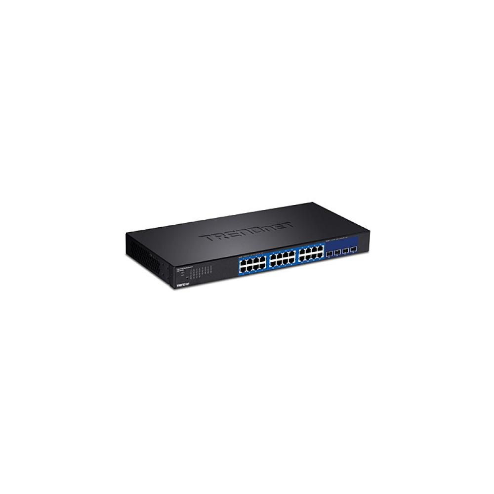 Trendnet - TEG-30284 switch Gestionado Gigabit Ethernet (10/100/1000) 1U Negro