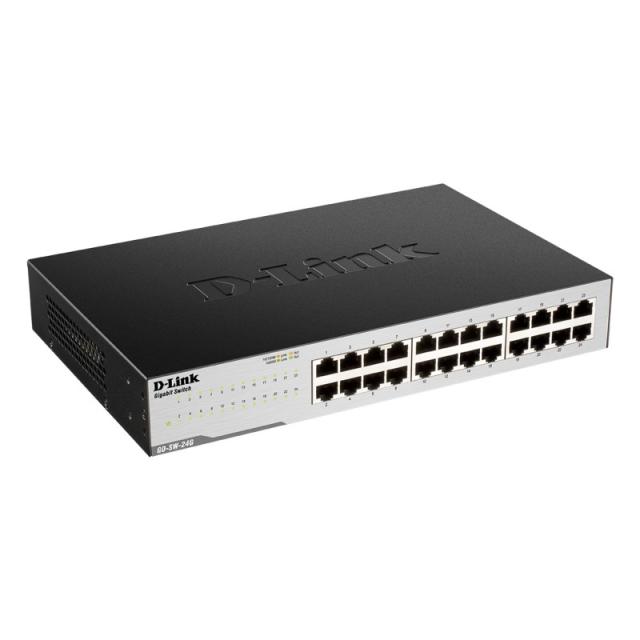 D-Link - GO-SW-24G No administrado L2 Gigabit Ethernet (10/100/1000) 1U Negro