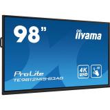 iiyama - TE9812MIS-B3AG pantalla de señalización Diseño de quiosco 2,48 m (97.5") LCD Wifi 400 cd / m² 4K Ultra HD Negro Pantall