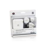 Conceptronic - CUSBCHARKIT cargador de dispositivo móvil Cámara digital, Portátil, PDA, Smartphone, Tableta Blanco Corriente alt